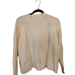Mango Cream Cardigan with Textured Knit